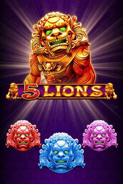 Игра 5 Lions играть на виртуальные фишки в игровом заведении прямо сейчас